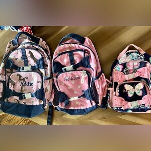 Pottery Barn Kids backpacks - set of 3